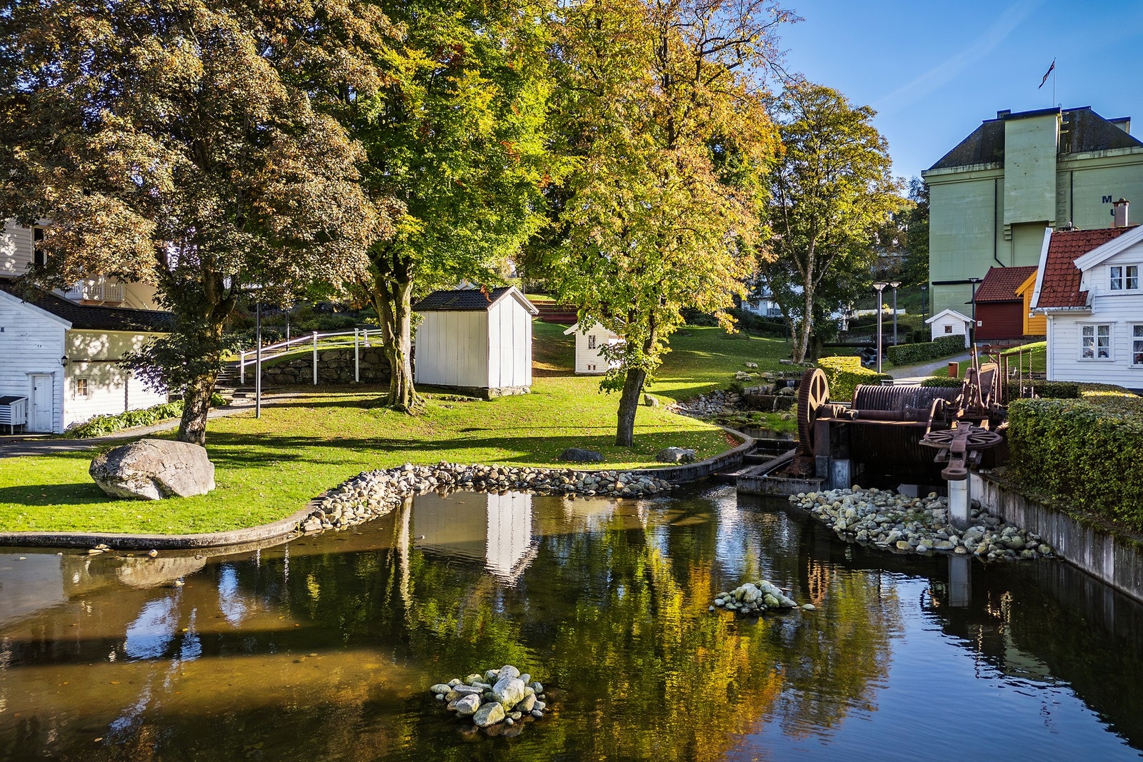 Koselig og sjarmerende område. Galleribilde