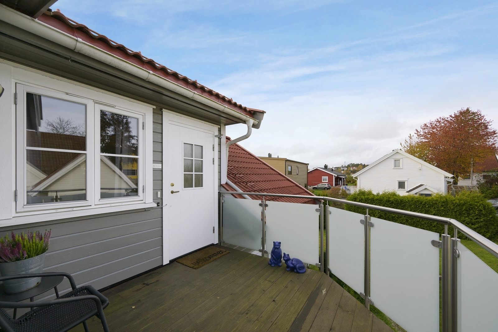 Balkong/inngangsparti mot nordøst Galleribilde