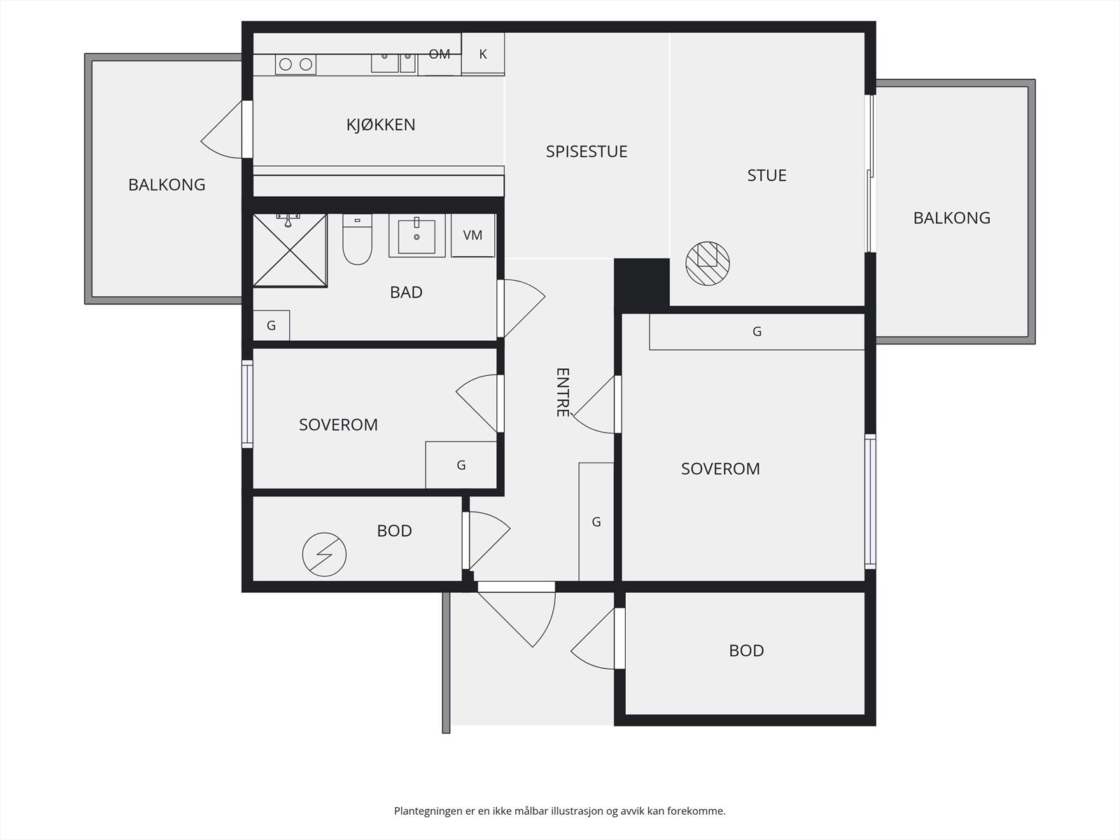 Plantegning. Galleribilde