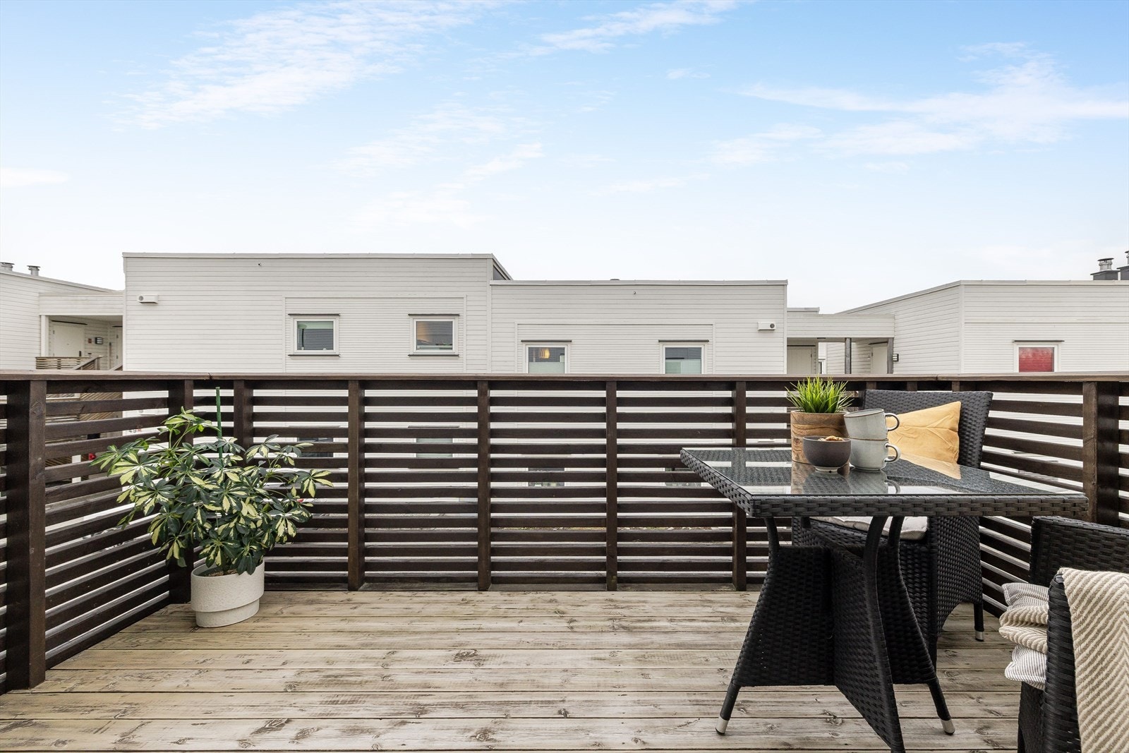 Her er det plass til utemøbler, planter og annet ønskelig. Galleribilde