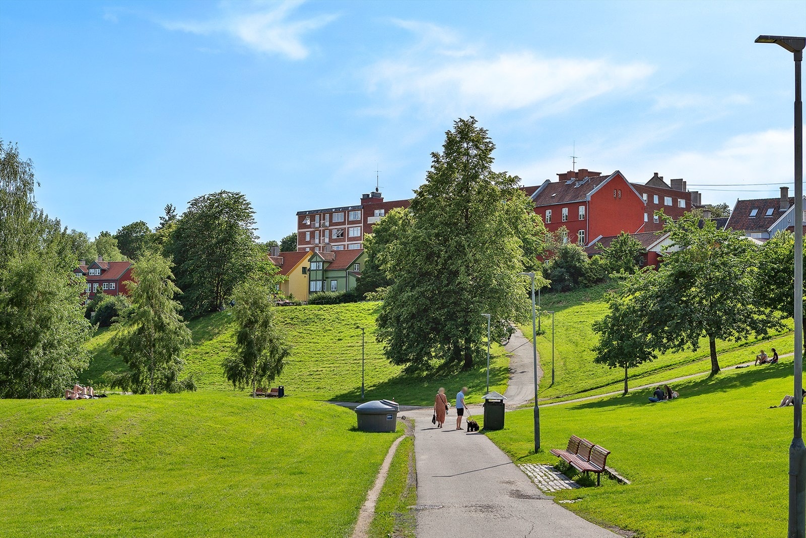 Myraløkka er en populær park på sagene rett ved Akerselva. Galleribilde