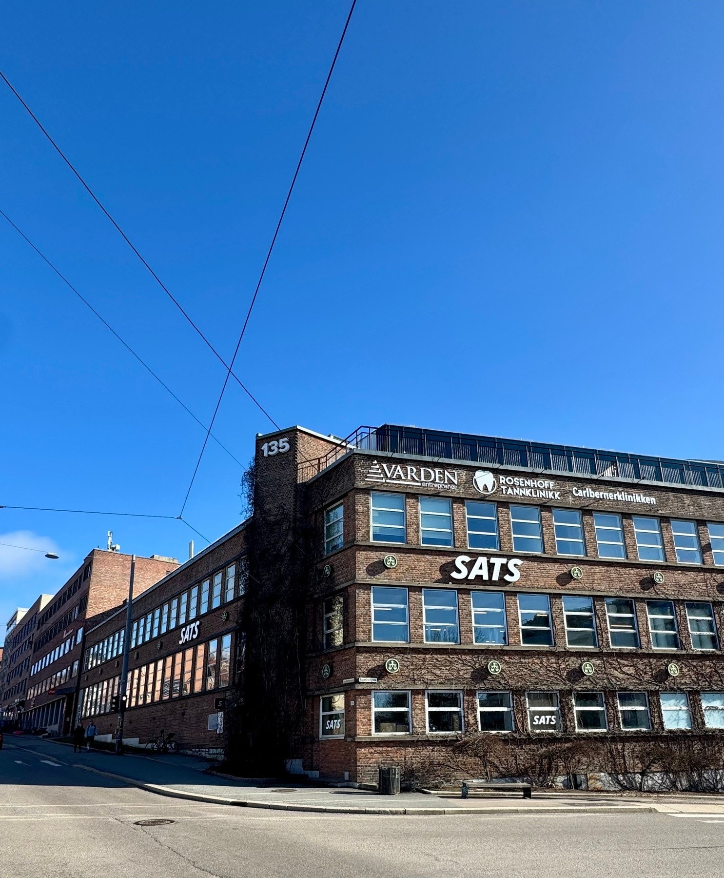 Gangavstand til Sats Carl Berner. Galleribilde