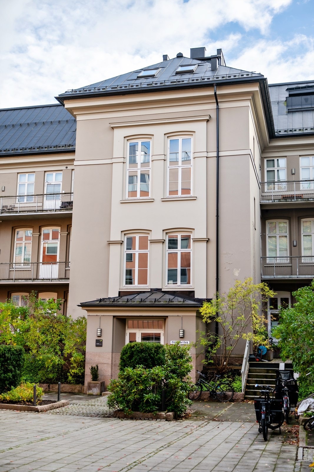 Flott inngangsparti. Galleribilde