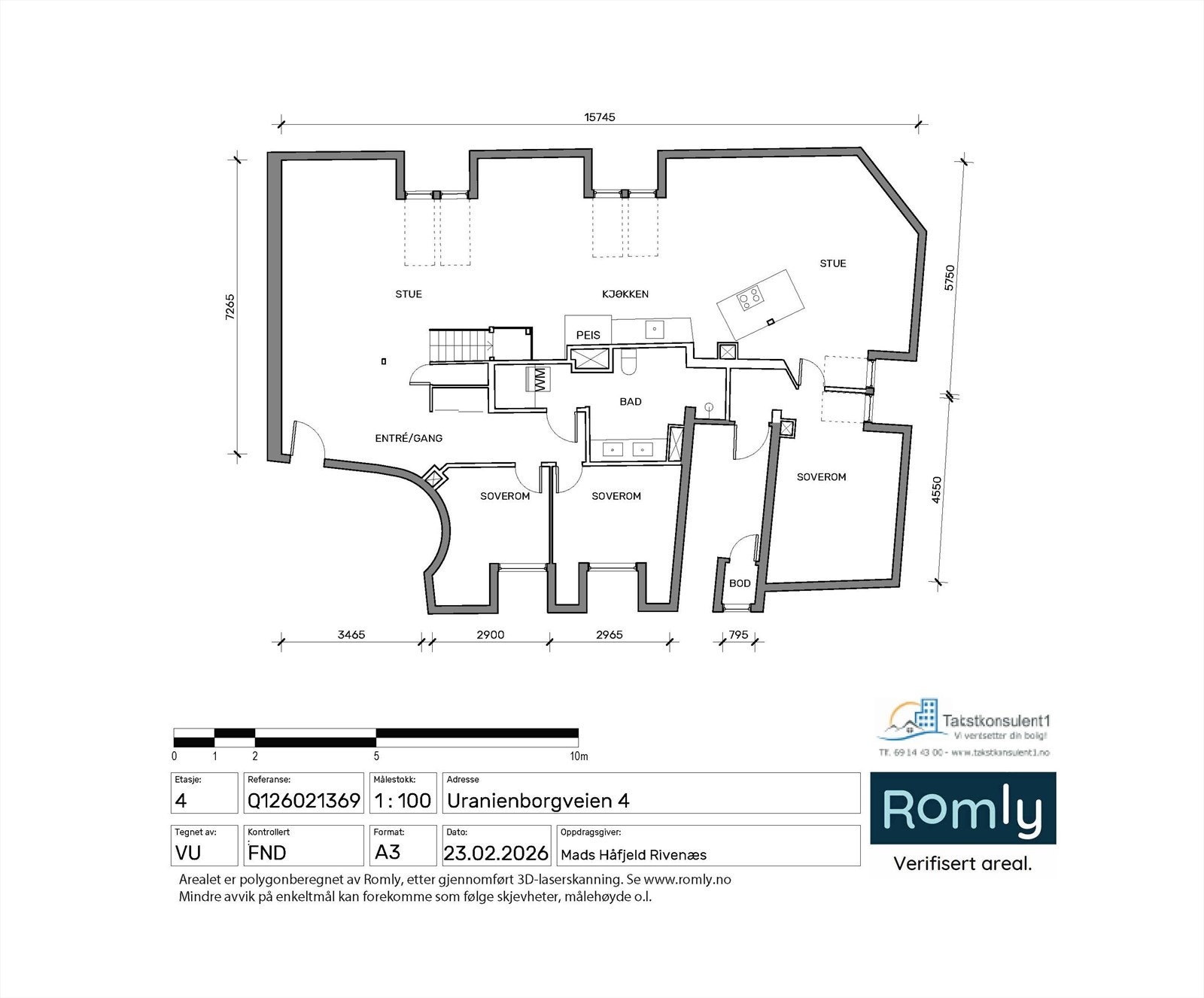 Plantegning. Galleribilde