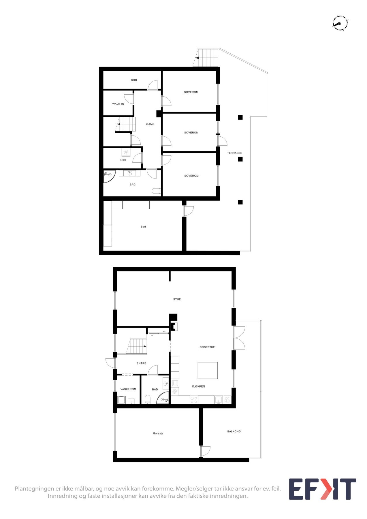 Plantegning oversikt. Galleribilde