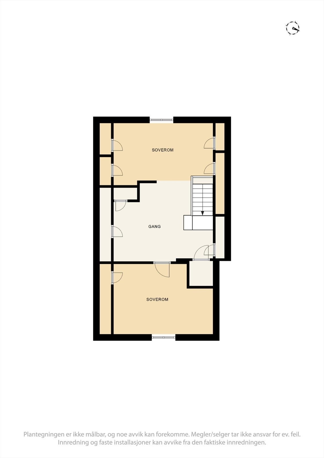 Plantegning loft Galleribilde