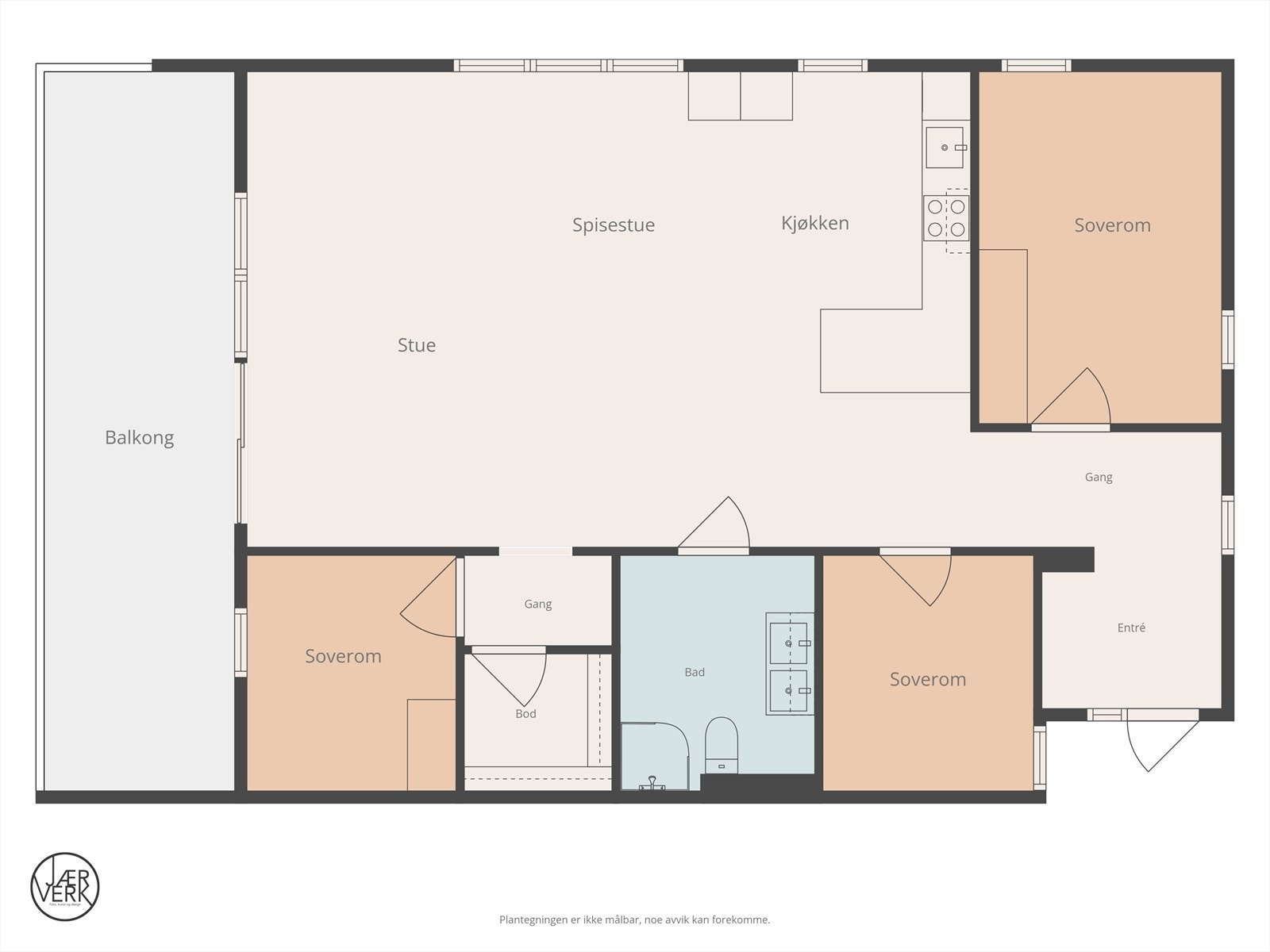 Plantegning Galleribilde