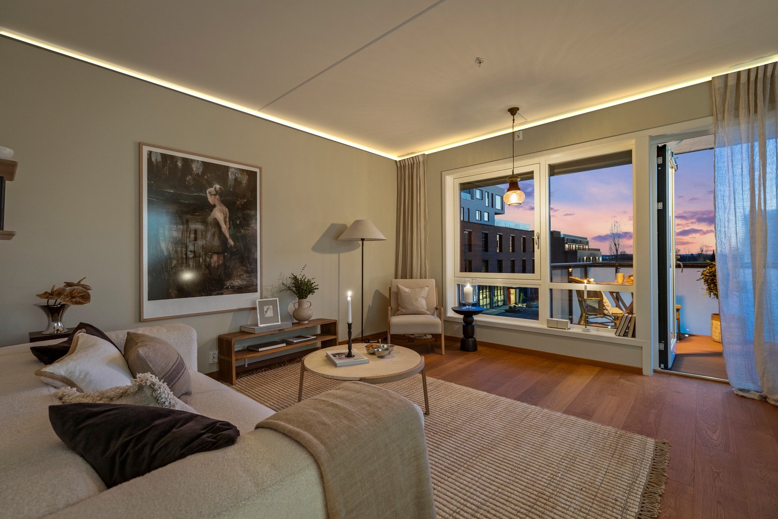 Ousman Berger Jatta v/ Privatmegleren Atrium har gleden av å presentere denne flotte og innbydende 3-roms leiligheten. Foto: Marika Galleribilde