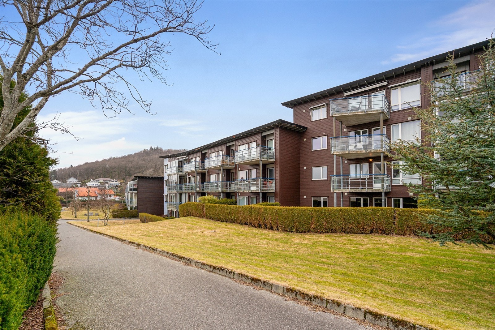 Med busstoppet Kisteberglia kun to minutters gange unna, er kollektivtilbudet lett tilgjengelig. Galleribilde