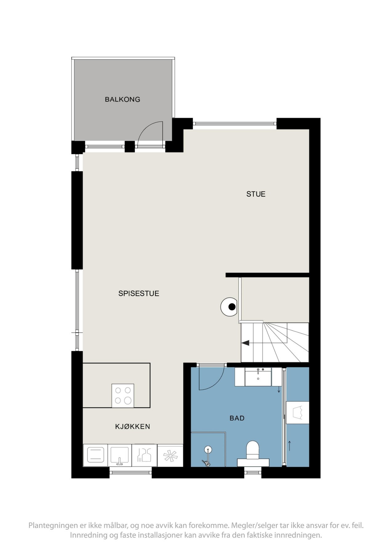 Planskisse over 2.etasje. Galleribilde