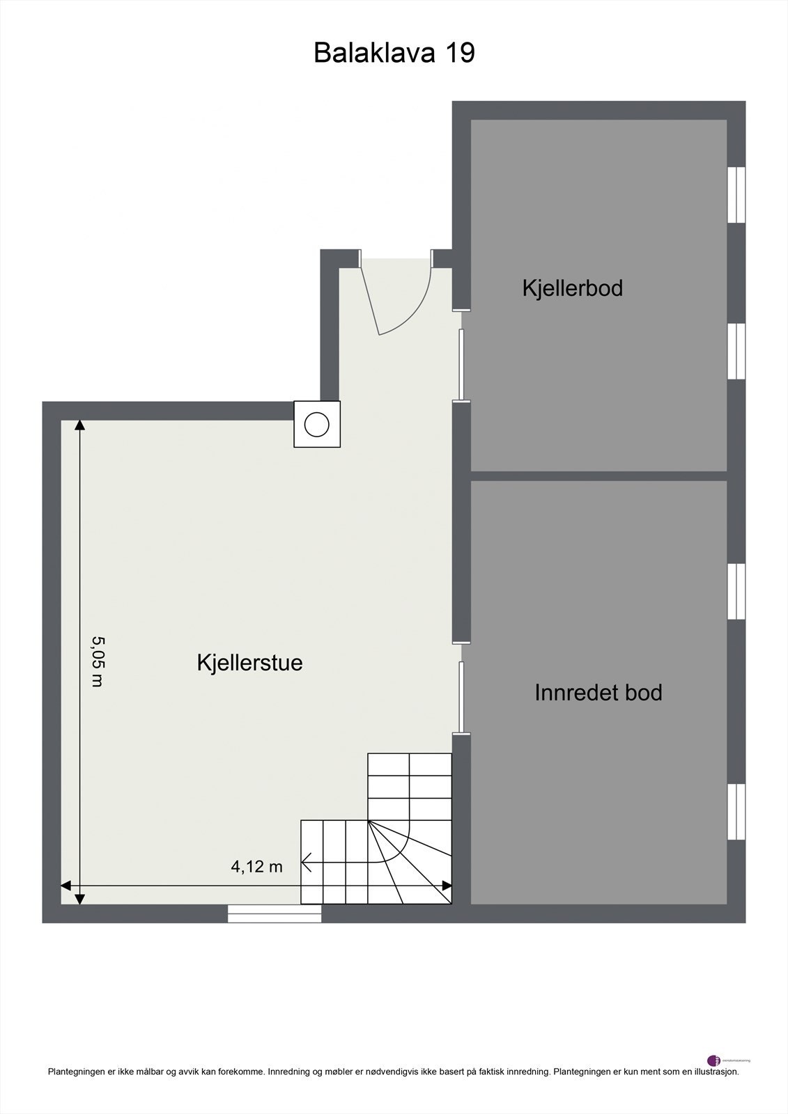 Plantegning underetasje. Galleribilde