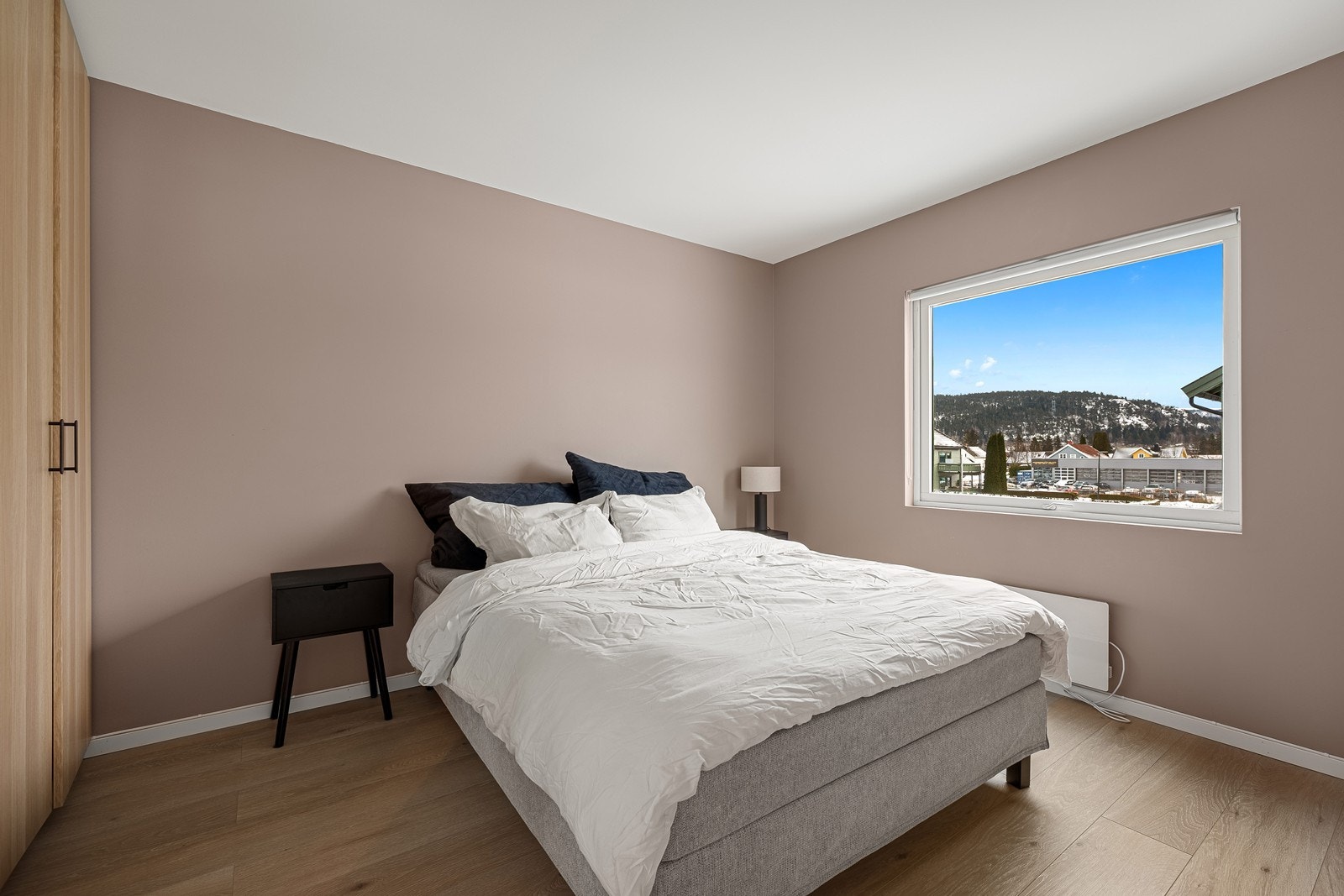 Leiligheten har tre soverom. Galleribilde