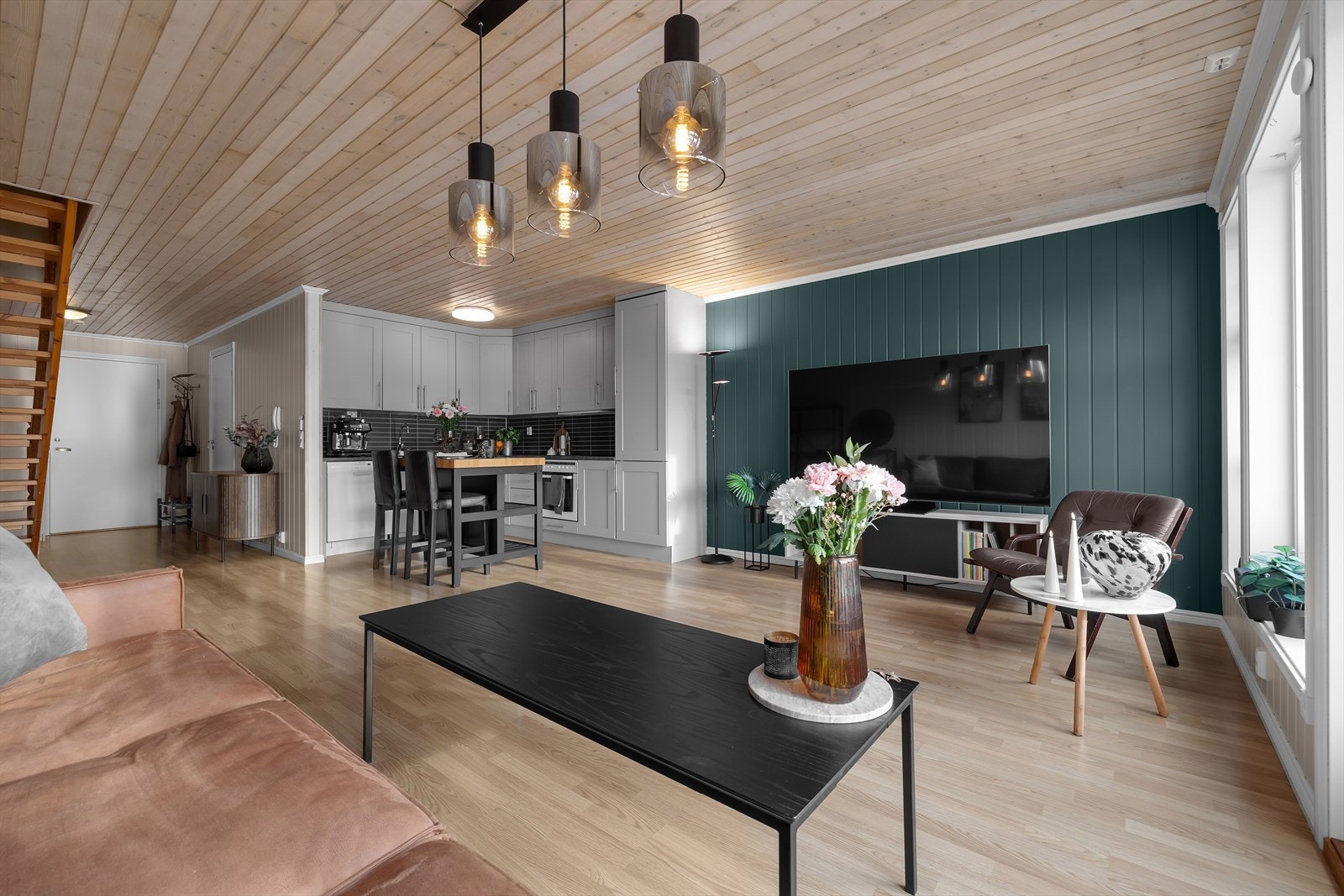 Flere møbleringsmuligheter med den åpne løsningen Galleribilde