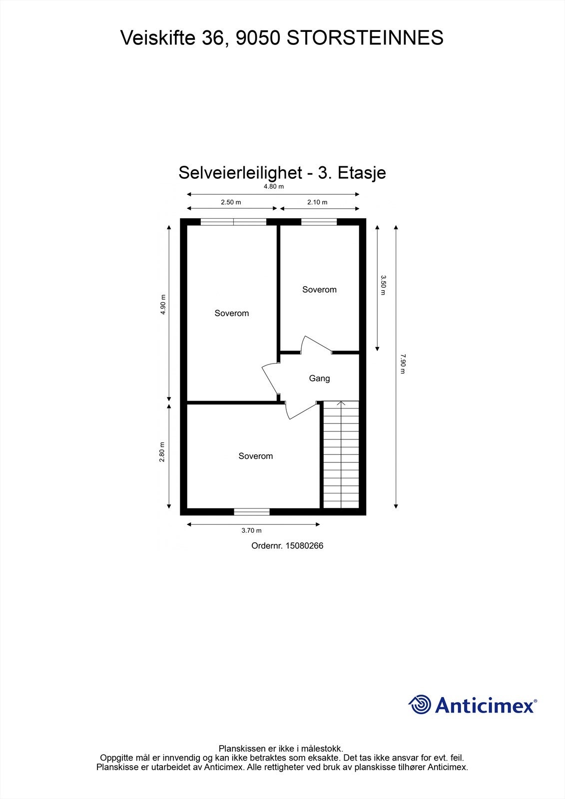 Plantegning 3. Etasje Galleribilde