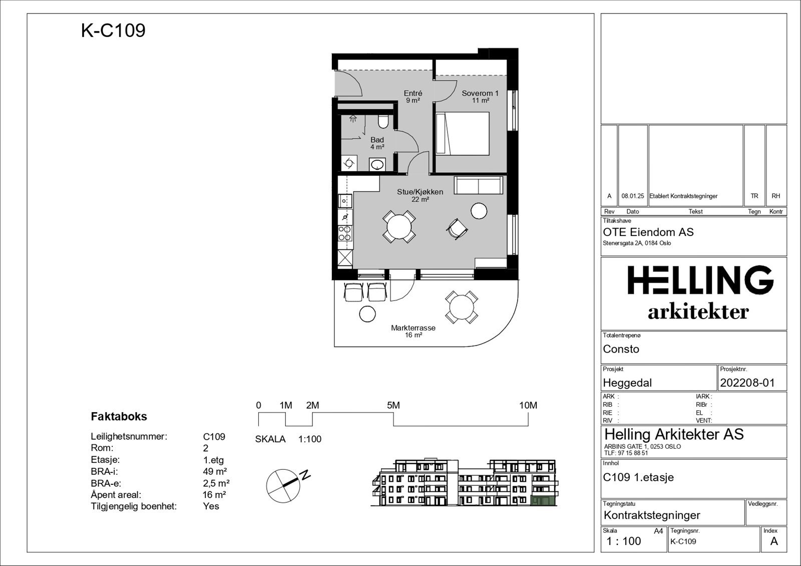 Plantegning. Galleribilde