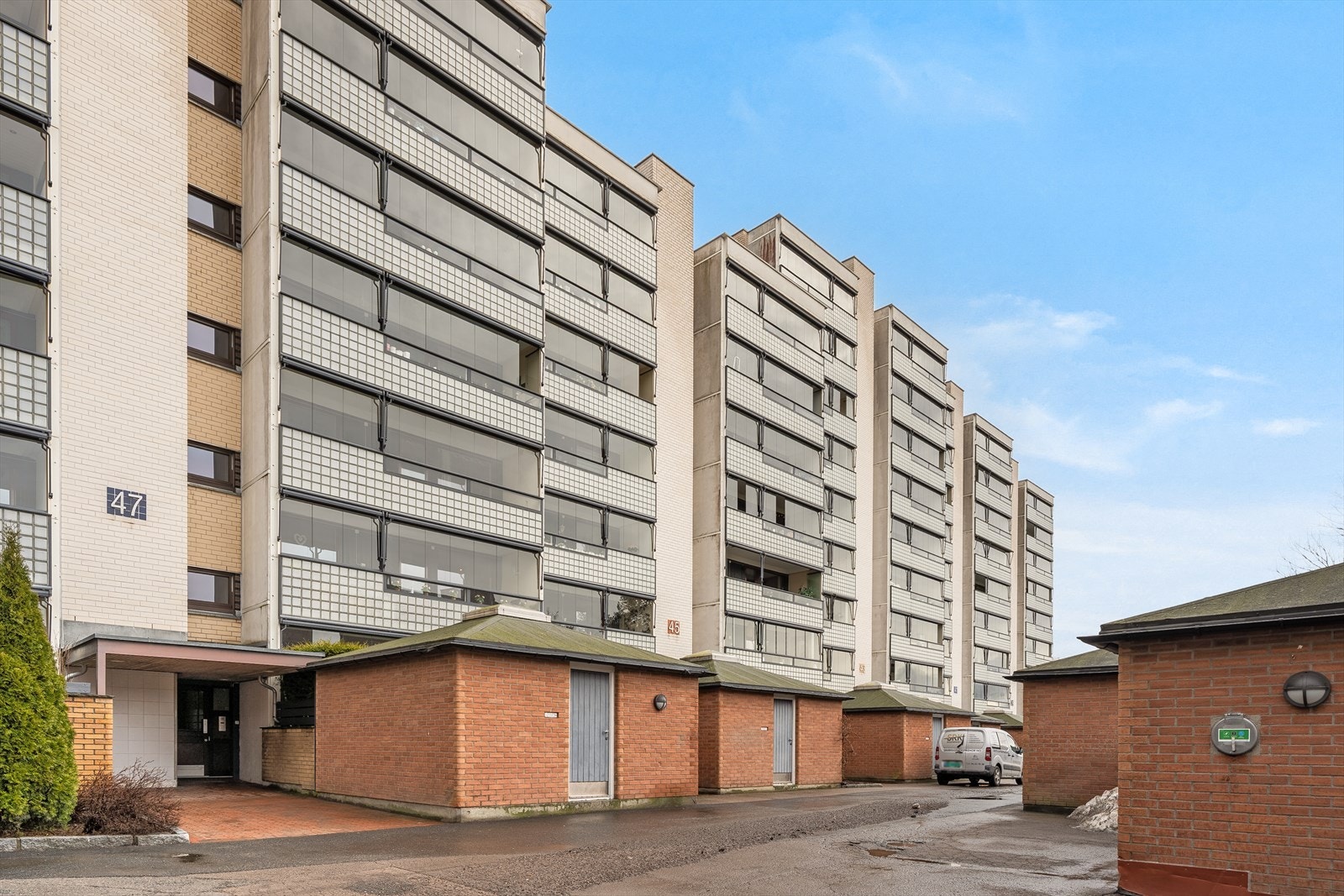 Ravnkollen borettslag består av 661 andelsleiligheter. Galleribilde