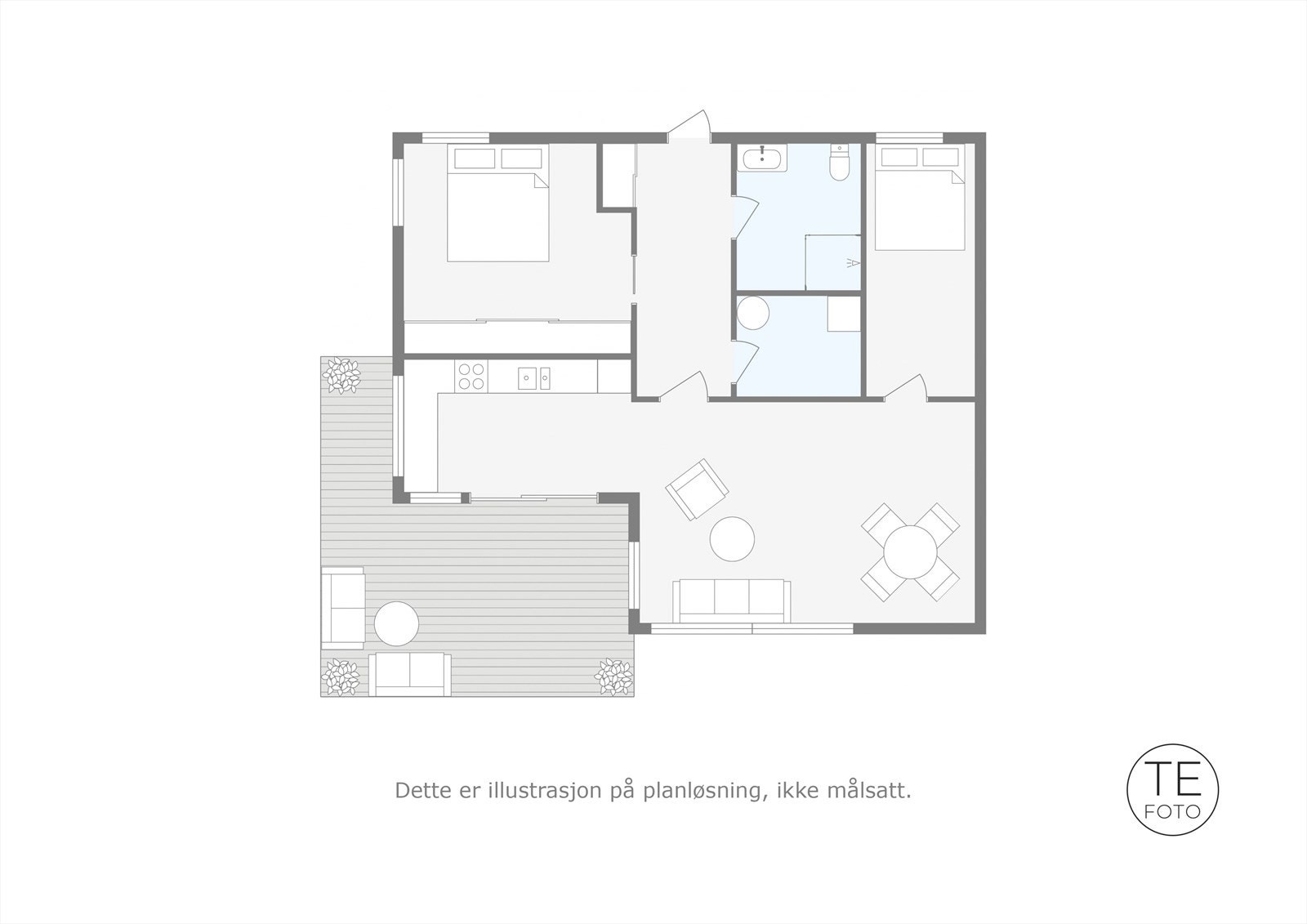 Plantegning Galleribilde