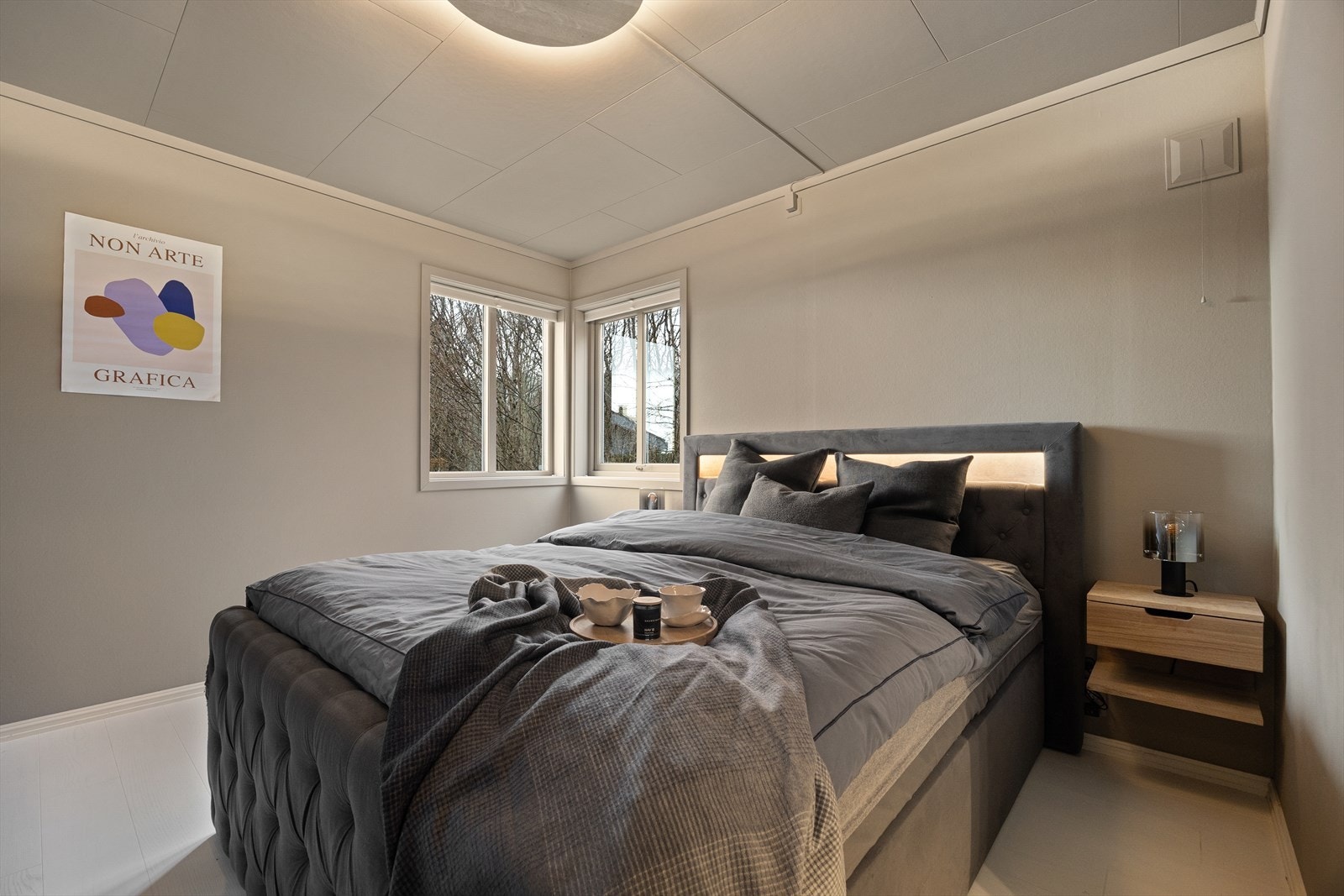 Hovedsoverommet måler 12,4 m² Galleribilde