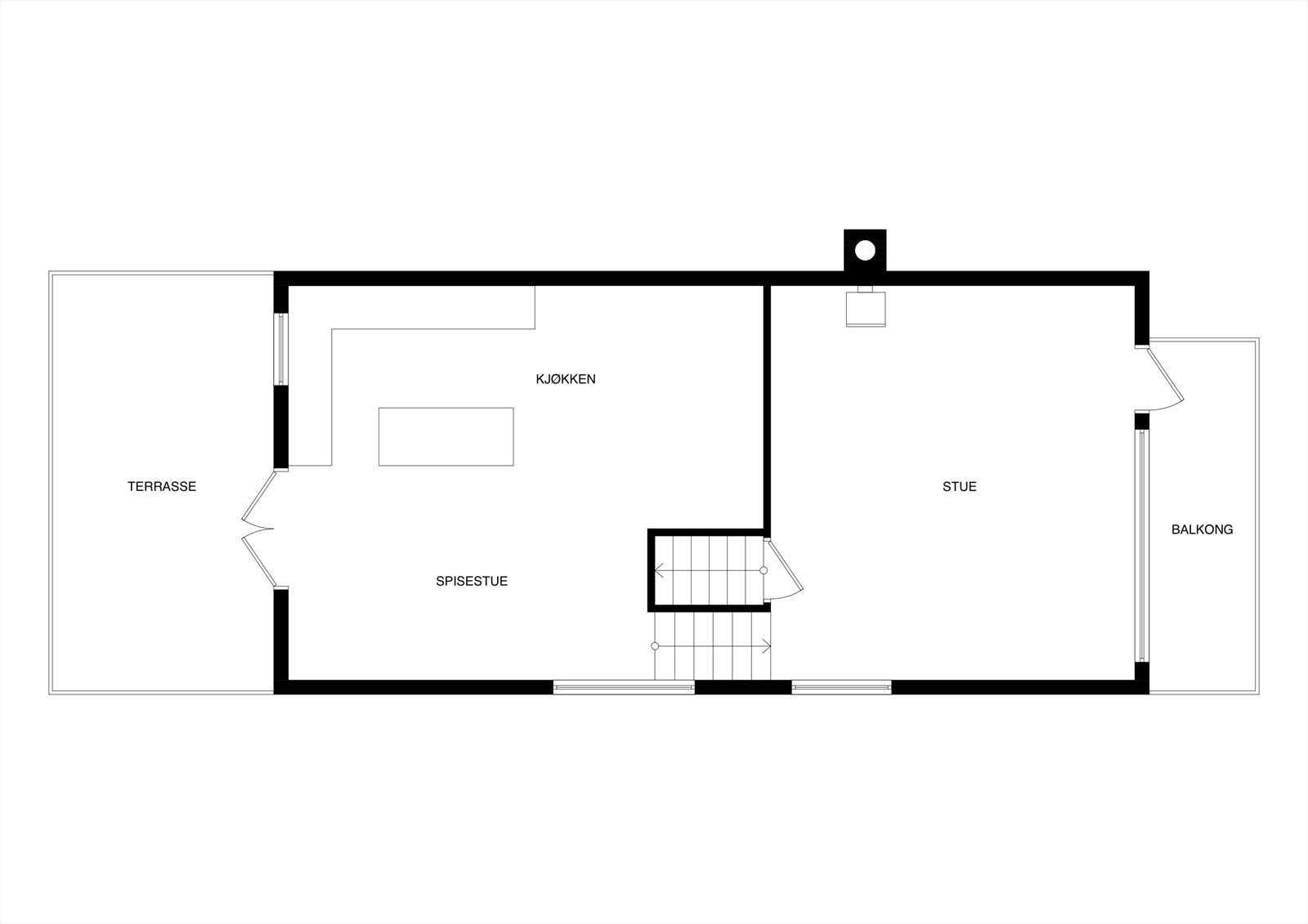 Plantegning 2. og 3.etasje Galleribilde