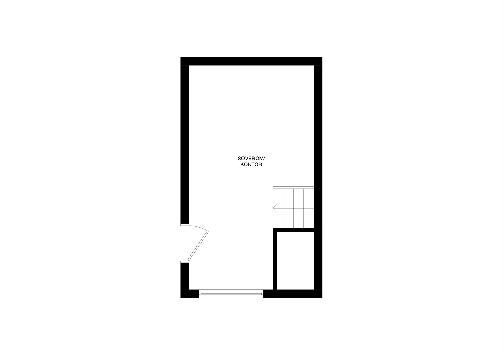 Plantegning loft Galleribilde