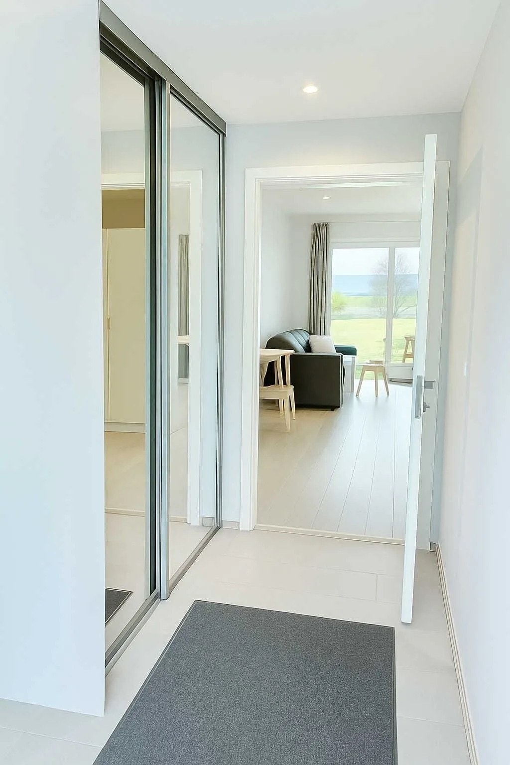 Entre med garderobe Galleribilde