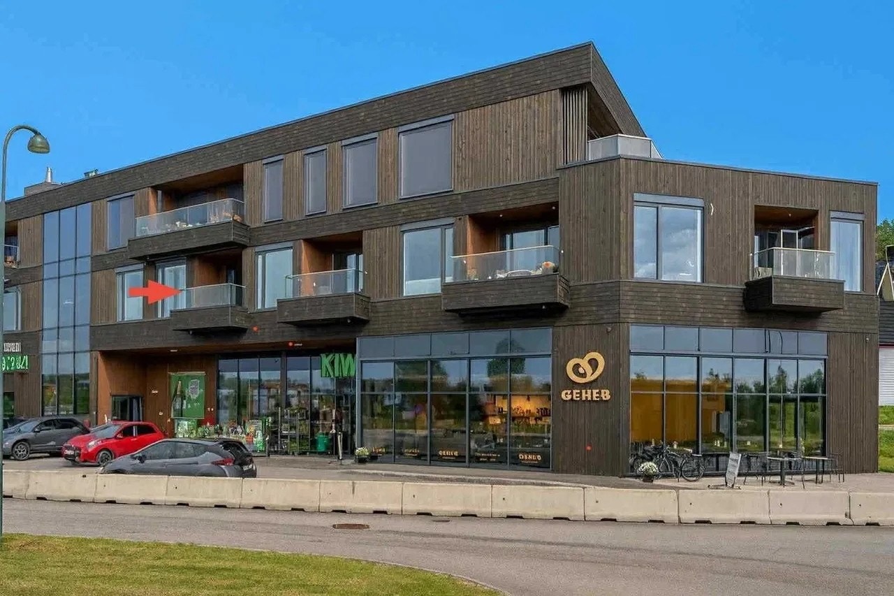 Leiligheten ligger i 2.etg i bygget Galleribilde