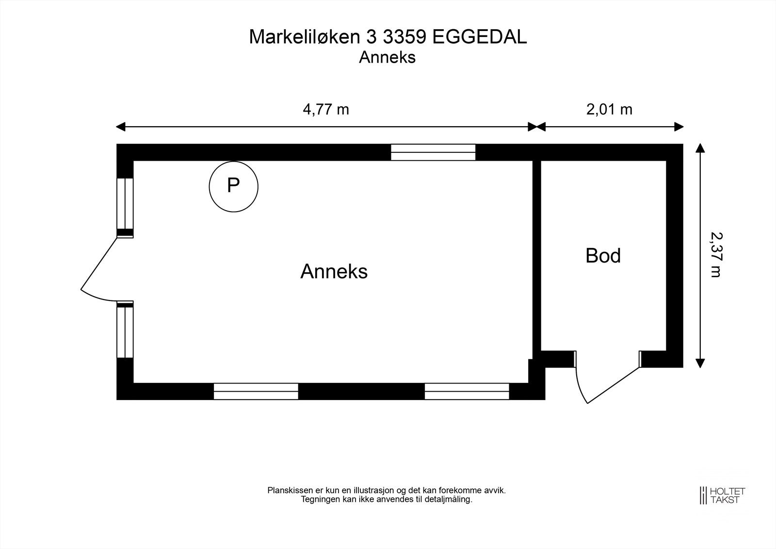 Plantegning anneks Galleribilde