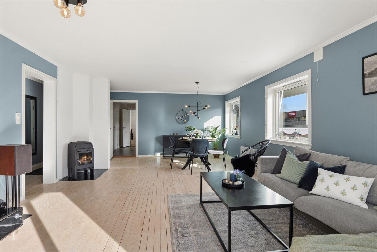 Vedovnen sørger for ekstra varme på kjølige kvelder. Galleribilde