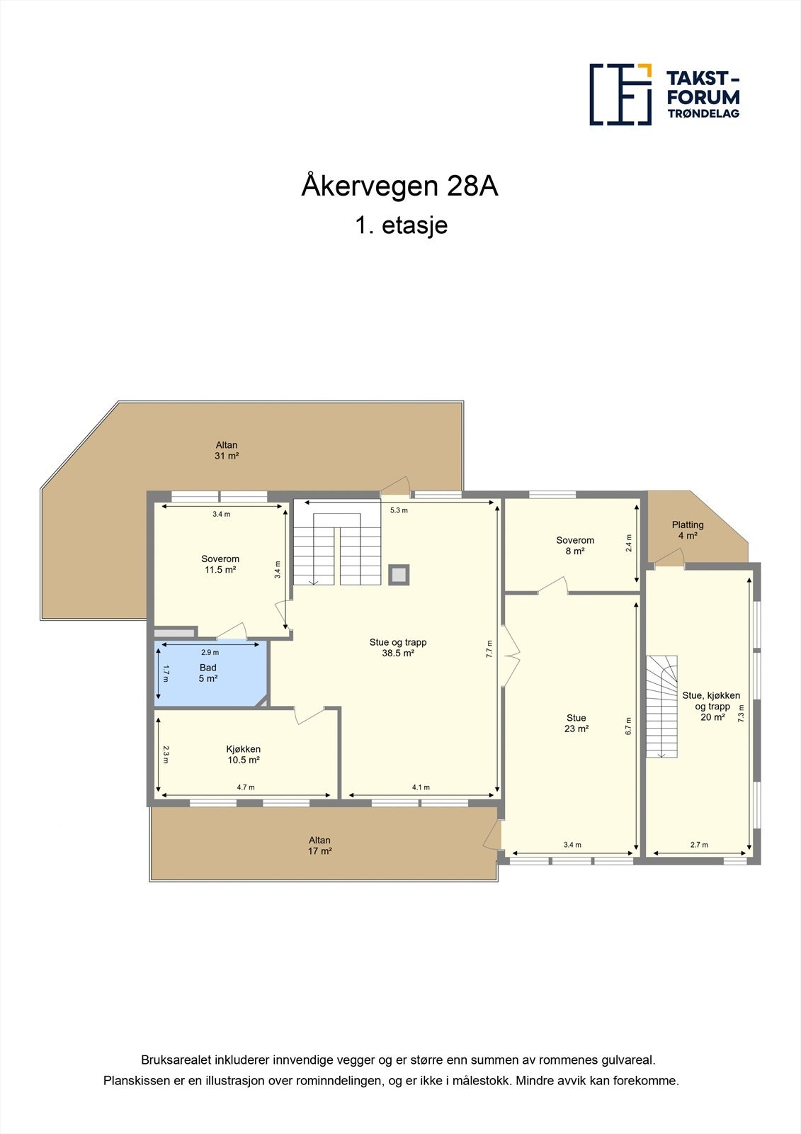 Plantegning-1.etasje Galleribilde