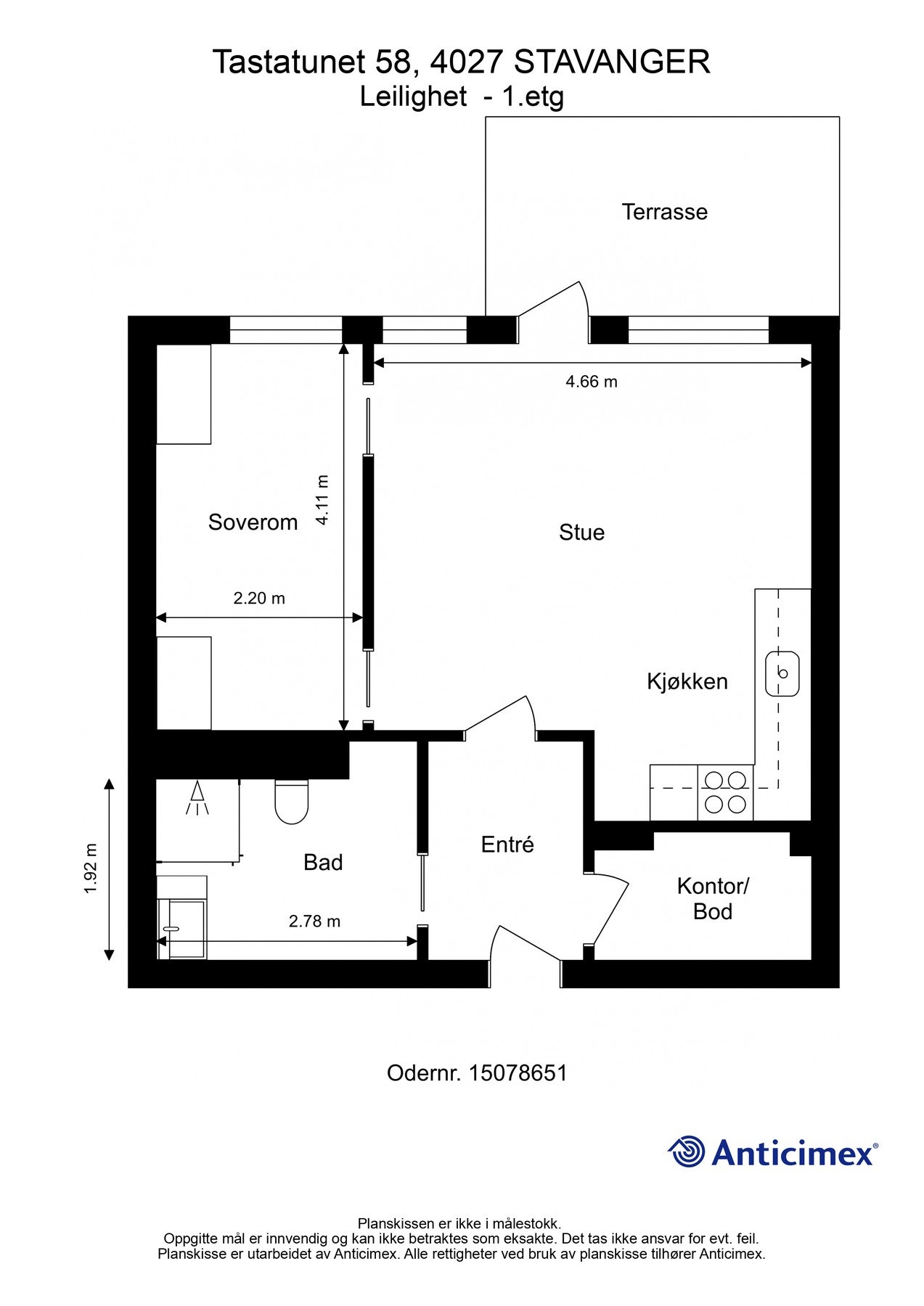Plantegning Galleribilde