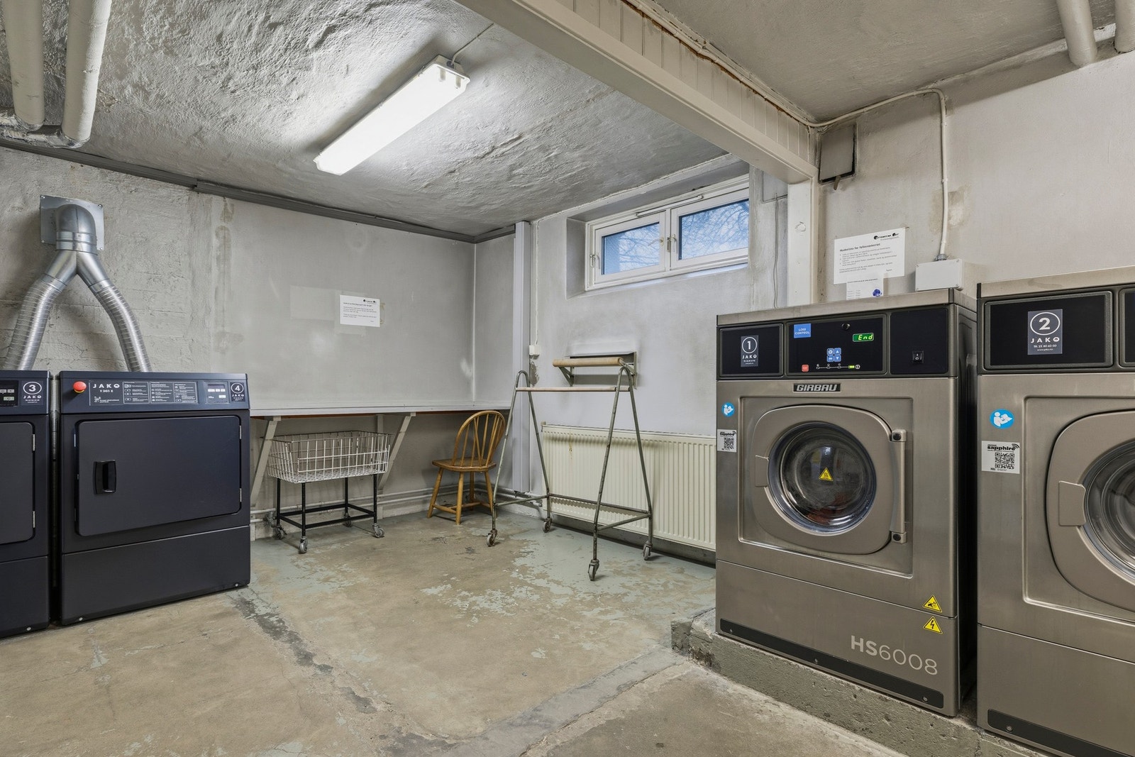 Det finnes fellesvaskeri i bygget Galleribilde