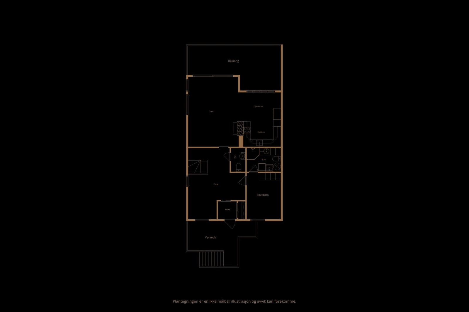 Plantegning av 2. etg. Galleribilde