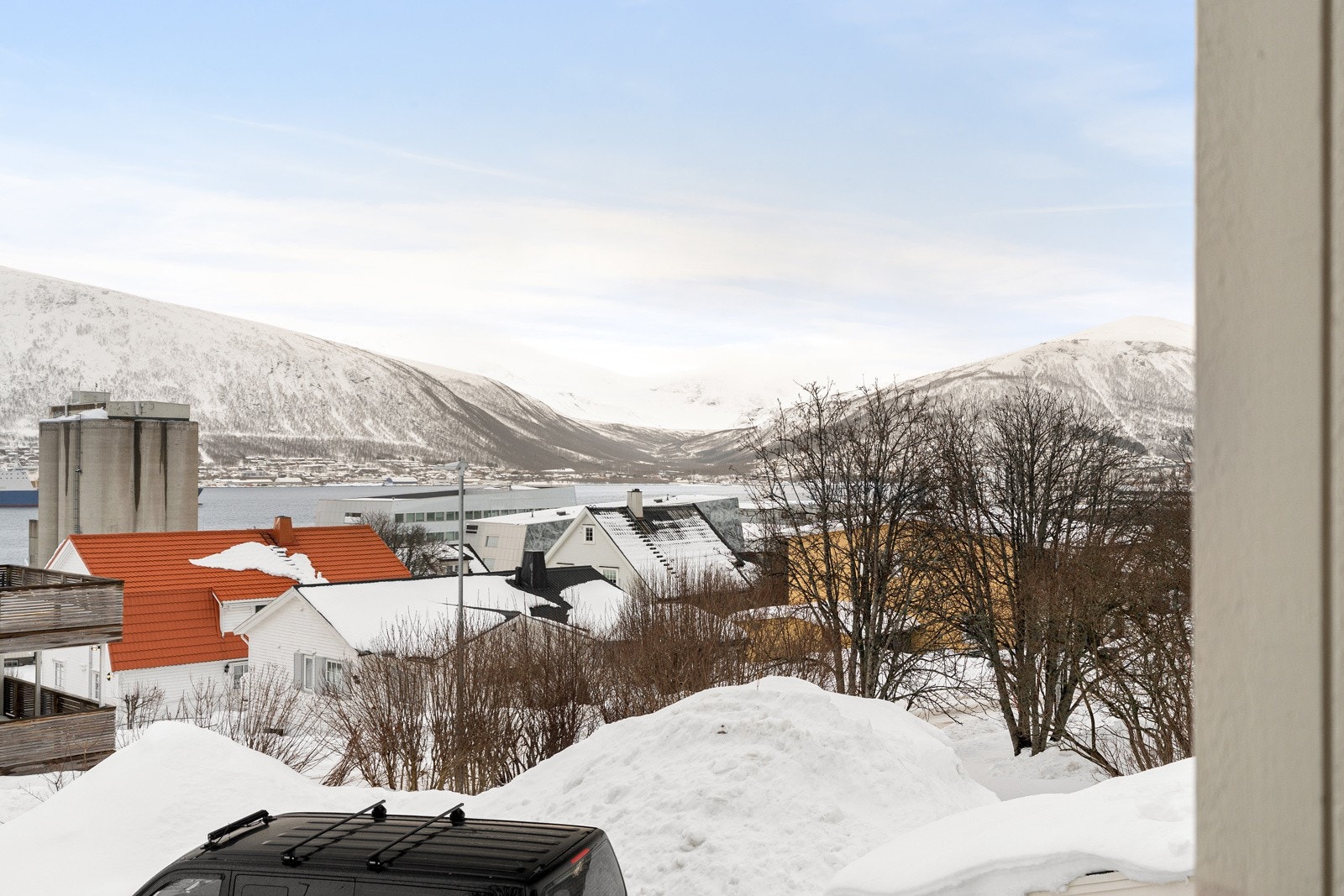 Fra boligen er det nydelig utsikt. Galleribilde