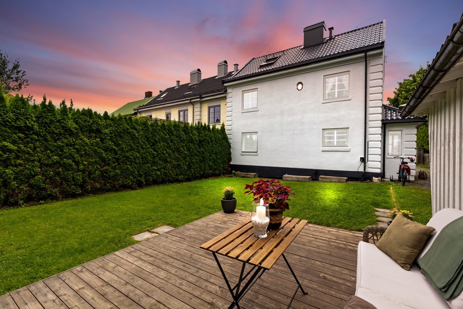 Hagen i kveldsstemning Galleribilde