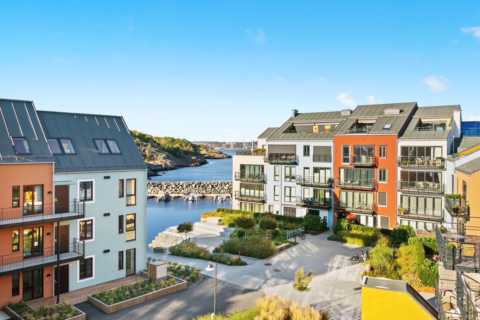 Flott utsikt Galleribilde