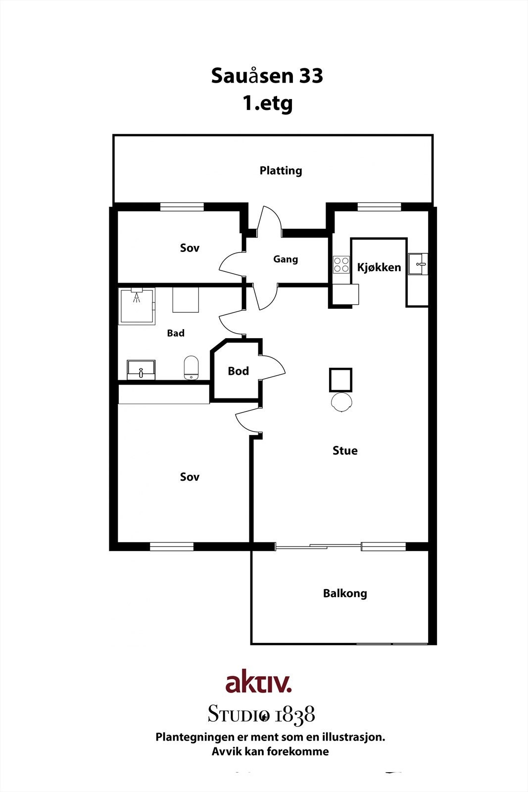 Plantegning Galleribilde
