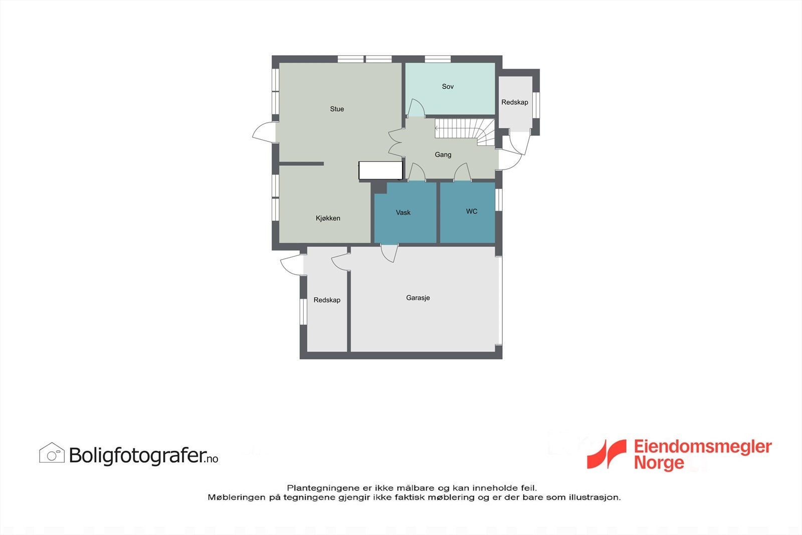 Plantegning 1. etasje. Galleribilde