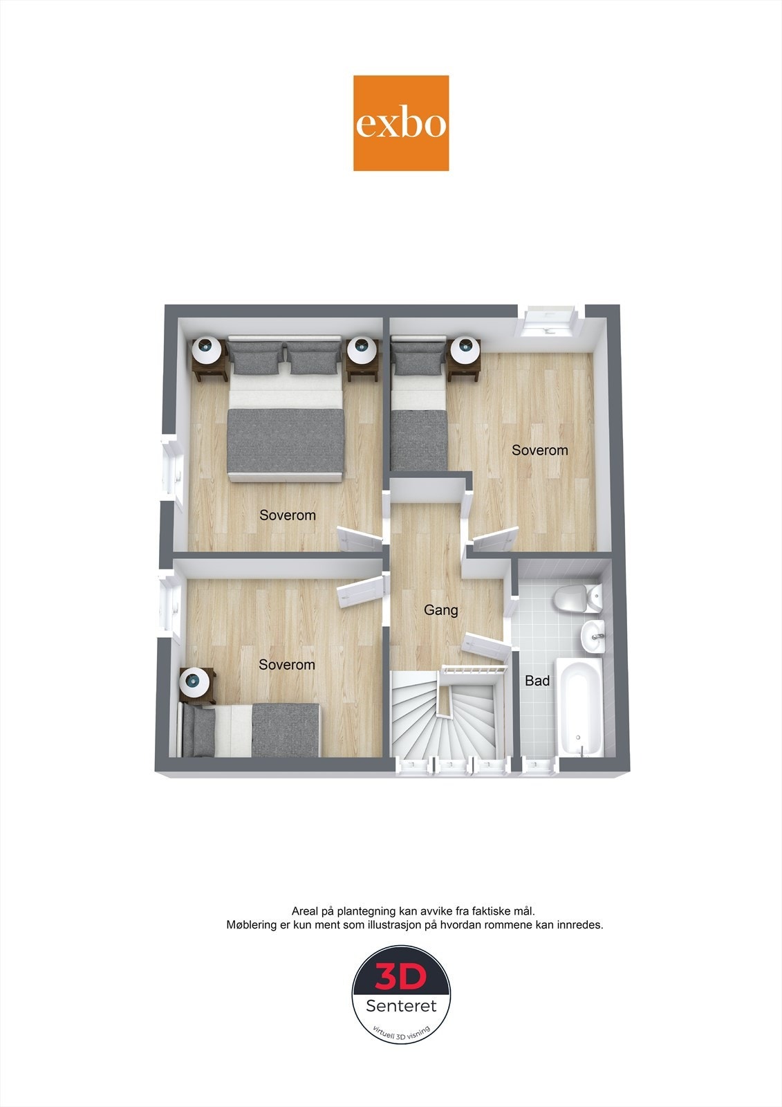 Plantegning 2. etasje. Galleribilde