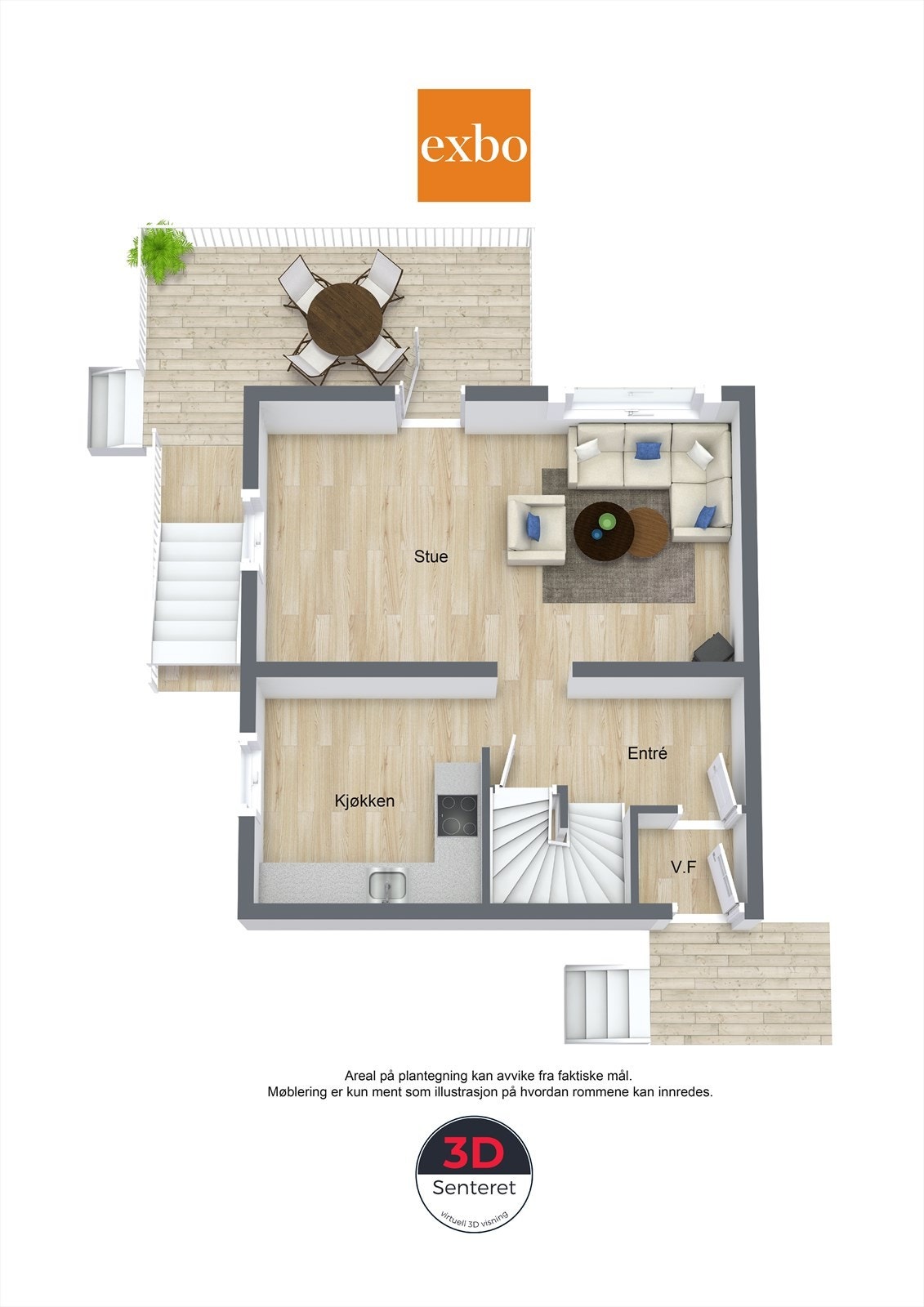 Plantegning 1. etasje. Galleribilde