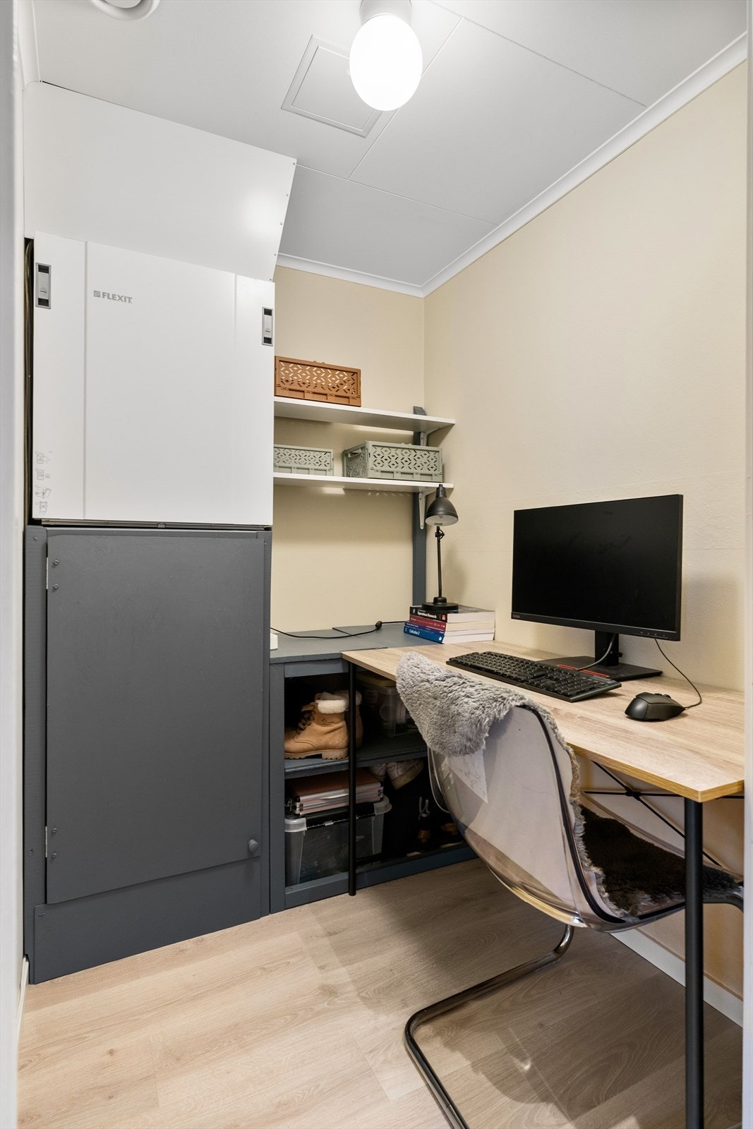 Til leiligheten medfølger det også innvendig bod på ca. 2,5 kvm. For øvrig er det kjellerbod på ca. 4 kvm. Galleribilde