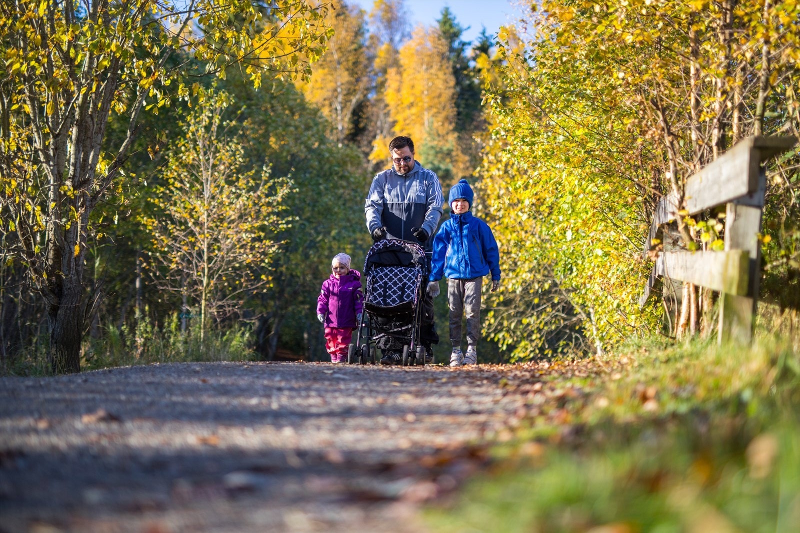 Fine turområder rett utenfor døren. Galleribilde