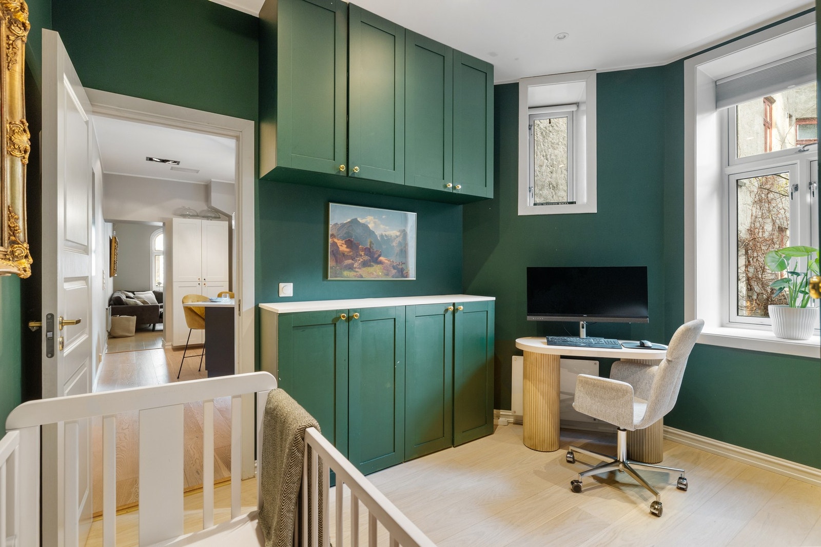 Soverommet egner seg godt som barnerom, gjesterom eller kontor/garderobe, avhengig av behov. Galleribilde