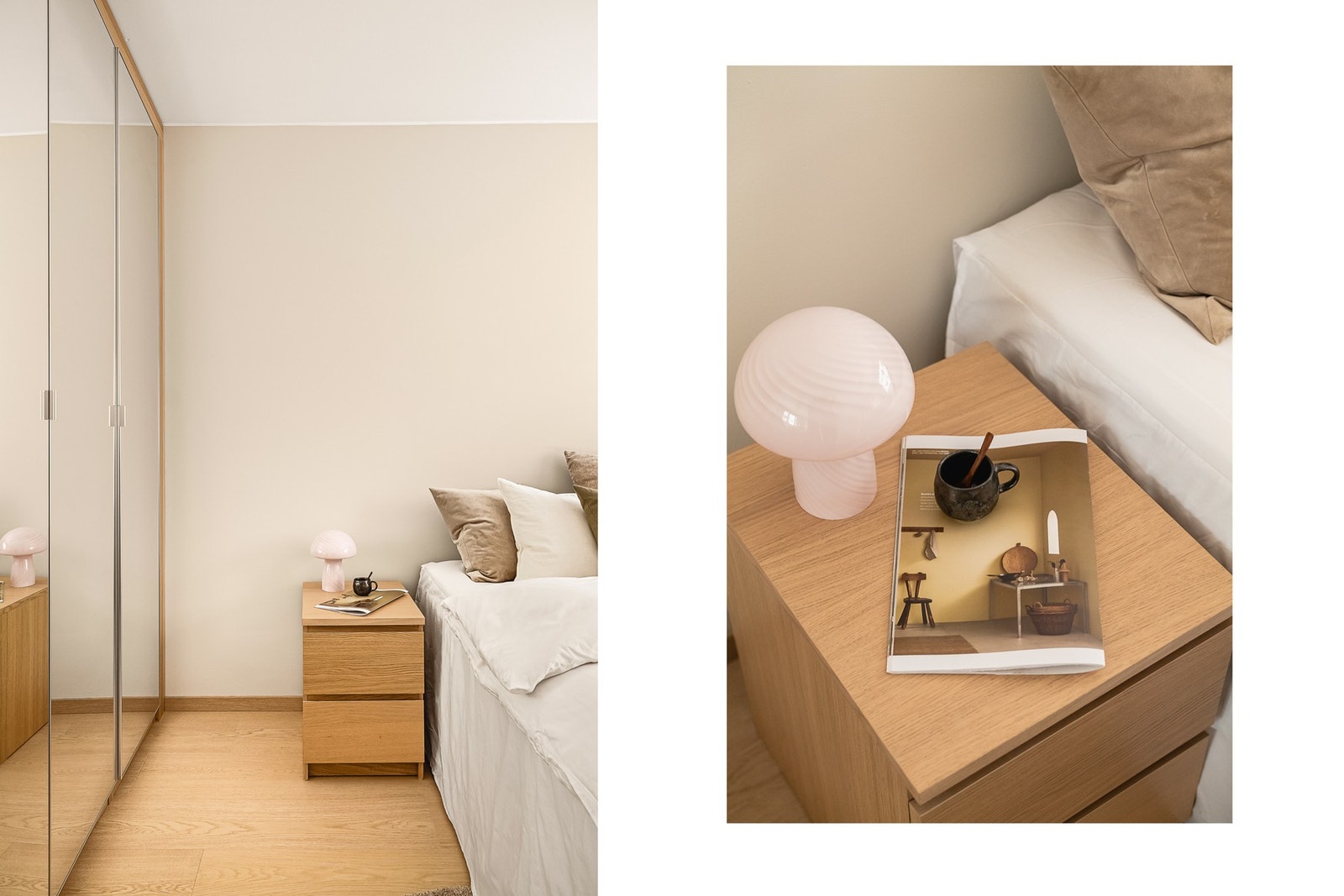 Her er også integrert garderobe med speilfronter. Galleribilde