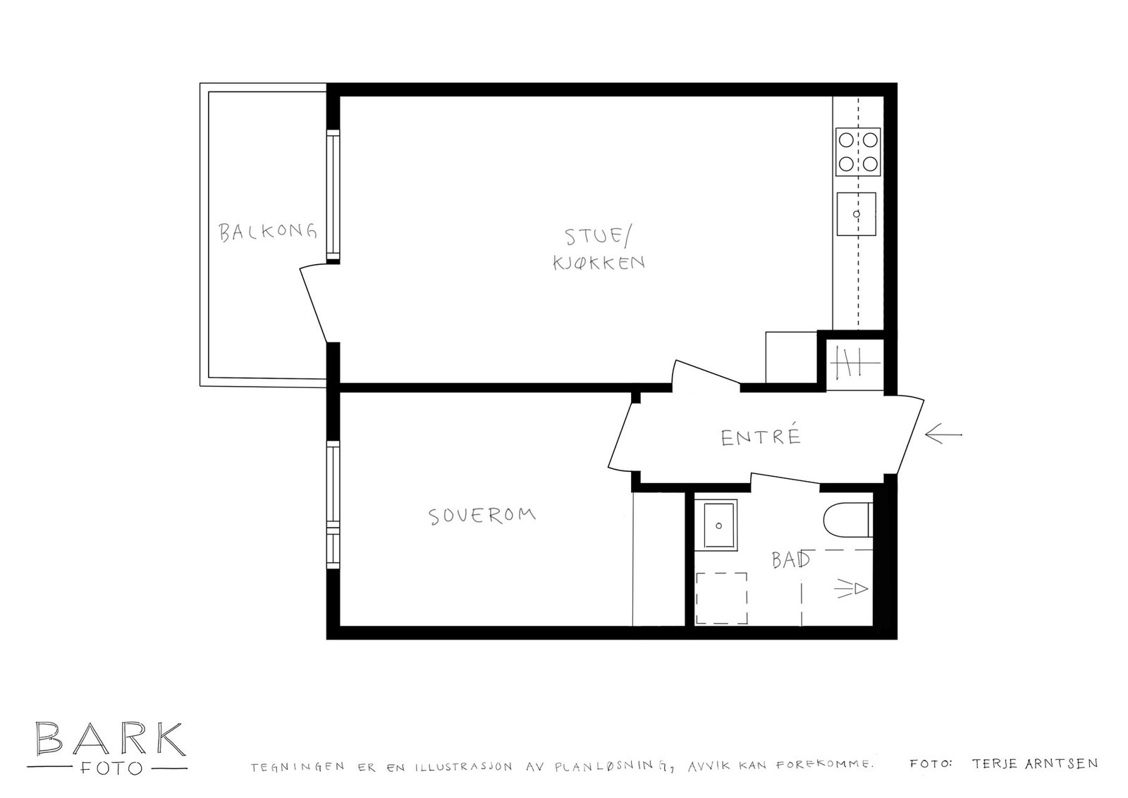 Plantegning. Galleribilde