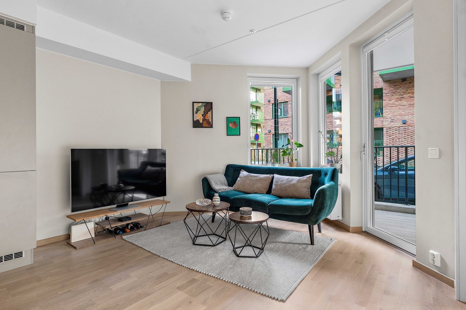 Vannbåren fjernvarme og balansert ventilasjon. Galleribilde