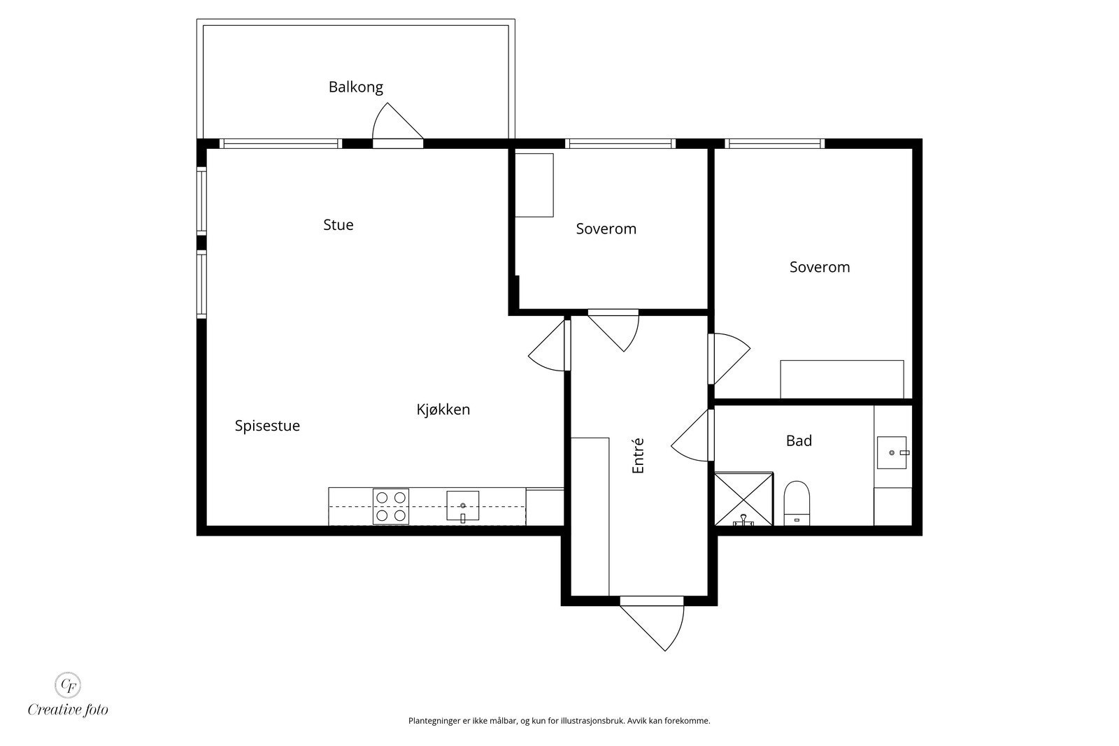 Plantegning. Galleribilde