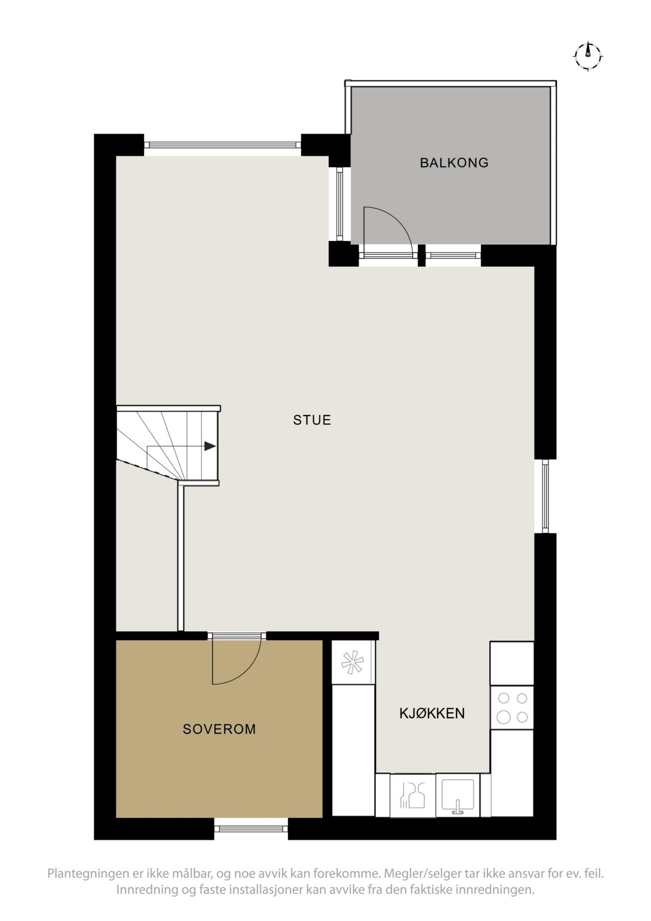 Planskisse 2. etasje Galleribilde