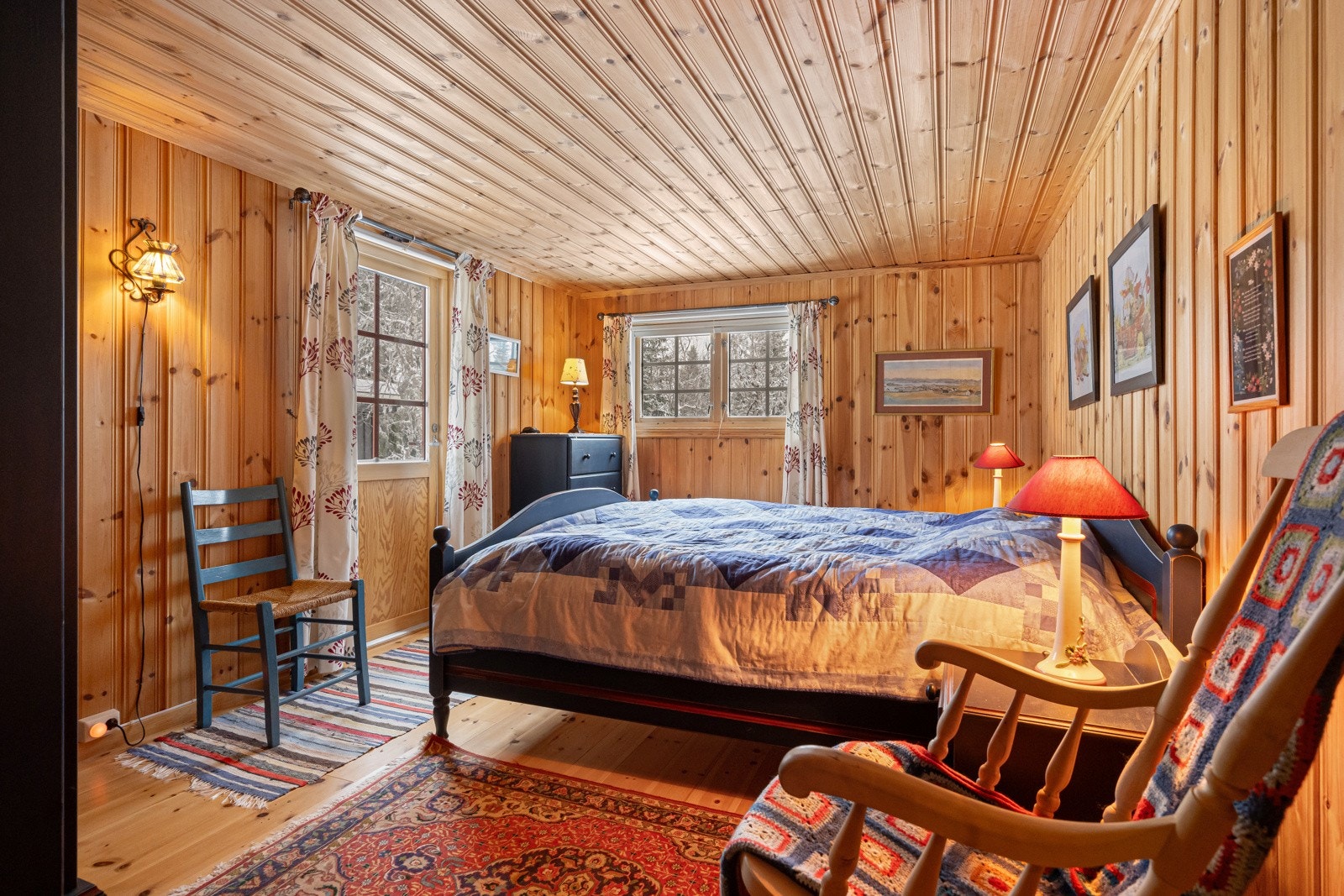 Soverom III med terrassedør Galleribilde