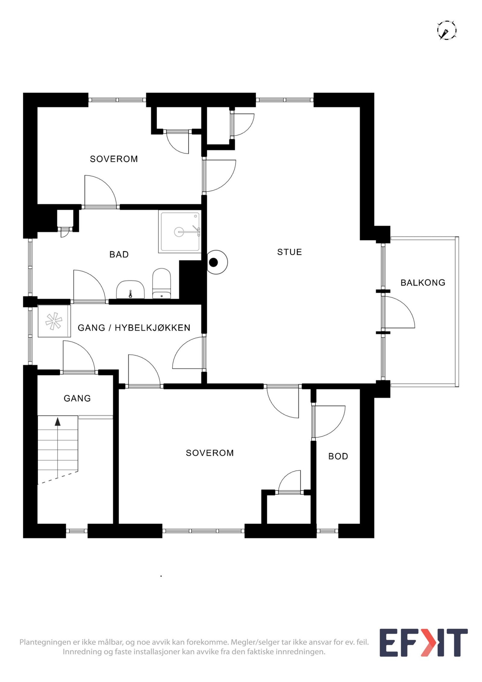 Planskisse 2. etasje Galleribilde