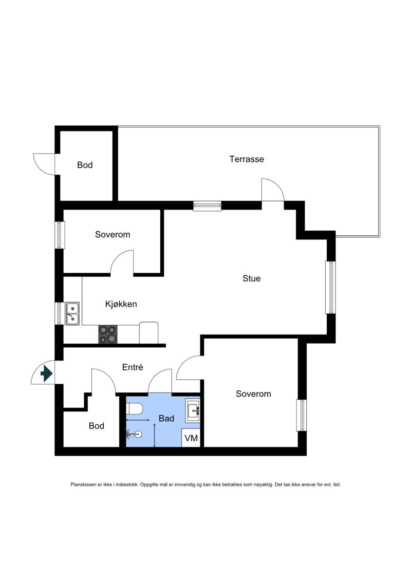 Velkommen inn i en delikat leilighet, utmerket for både ny- og veletablerte! Galleribilde